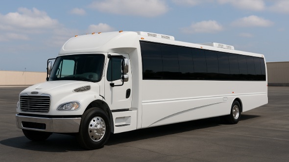 Exterior of Vancouver Party Bus Company's 28 Passenger Party Bus in Tigard