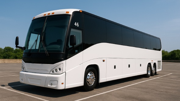 Exterior of Vancouver Party Bus Company's 50 Passenger Party Bus in Corvallis